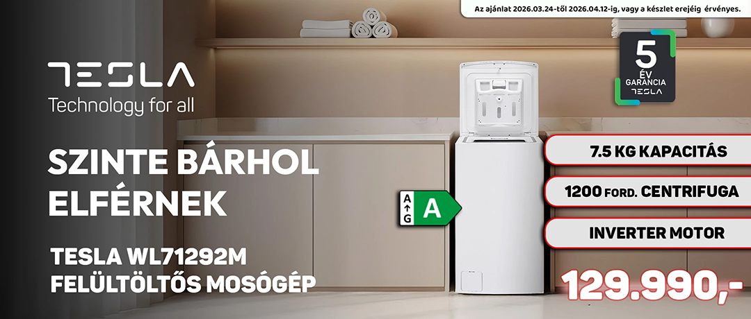 Tesla WL71292M mosógép