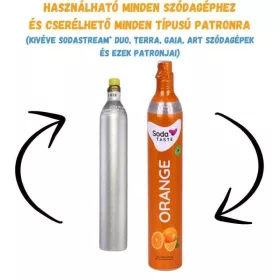 Sodaco CO2 NARANCS ízesítésű univerzális cserepatron
