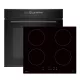 Tesla BO920MBP beépíthető sütő, pirolitikus, AirFryer funkció + Tesla HI6401MB beépíthető indukciós főzőlap