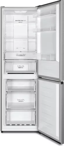 Gorenje NRK6192AS4 alulfagyasztós hűtőszekrény, 207/97 liter, inox, NO FROST