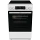 Gorenje GEC5C42WG elektromos, kerámialapos tűzhely, 50 cm, fehér