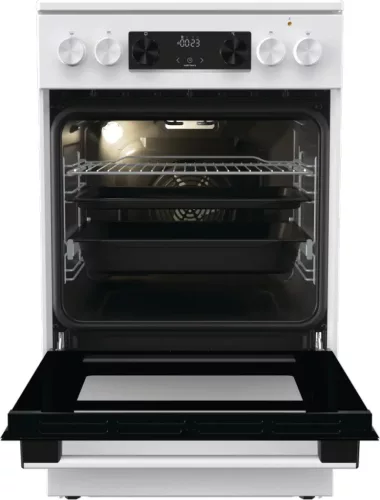 Gorenje GEC5C42WG elektromos, kerámialapos tűzhely, 50 cm, fehér