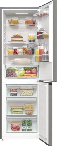 Gorenje N61EA2XL4 alulfagyasztós hűtőszekrény, 204/96 liter, inox, NO FROST