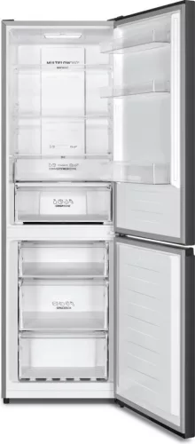 Gorenje NRK619CABXL4 alulfagyasztós hűtőszekrény, 207/97 liter, fekete, INVERTER, NO FROST