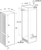 Gorenje RKI514E21 beépíthető hűtőszekrény, 160/48 liter