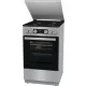 Gorenje GK5C42SH-B kombinált tűzhely, hőlégkeverés, szürke