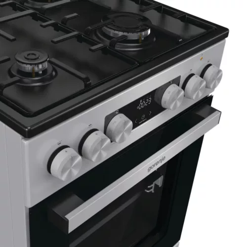 Gorenje GK5C42SH-B kombinált tűzhely, hőlégkeverés, szürke