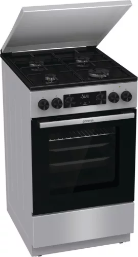 Gorenje GK5C42SJ kombinált tűzhely, hőlégkeverés, szürke