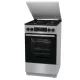 Gorenje GK5C63SH kombinált tűzhely, hőlégkeverés, AirFryer, szürke