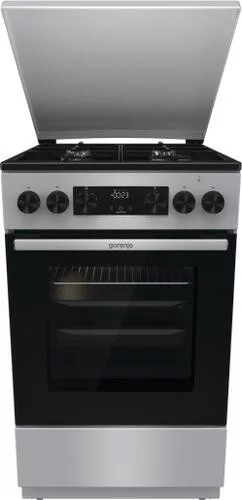 Gorenje GK5C63SH kombinált tűzhely, hőlégkeverés, AirFryer, szürke