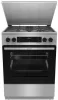 Gorenje GKS6C71XF kombinált tűzhely, hőlégkeverés, AirFryer, inox, 60 cm