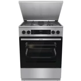   Gorenje GKS6C71XF kombinált tűzhely, hőlégkeverés, AirFryer, inox, 60 cm