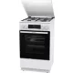 Gorenje GK5C42WJ kombinált tűzhely, hőlégkeverés, fehér