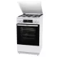 Gorenje GK5C64WH kombinált tűzhely, hőlégkeverés, AirFryer, fehér