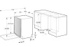 Gorenje GV663B66 beépíthető mosogatógép, 3 fiók, 16 teríték (60 cm)