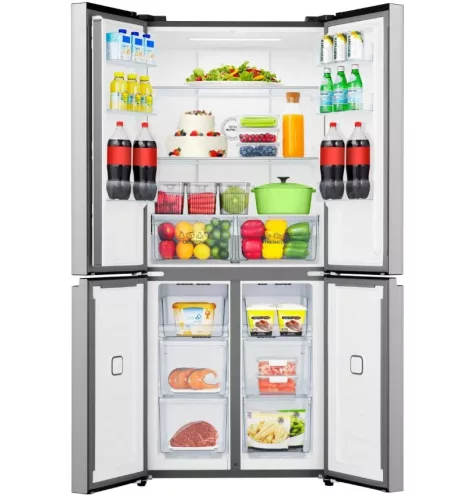 Gorenje NRM819E61X side by side hűtőszekrény, 311/149 liter, NO FROST, inox