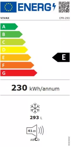 Vivax CFR-293 fagyasztóláda, 293 liter