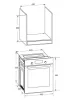 MPM MPM-45-BO-22 keskeny beépíthető sütő (45 cm)