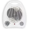 Home FK 1 hordozható elektromos ventilátoros hősugárzó, 1000W/2000W, fehér