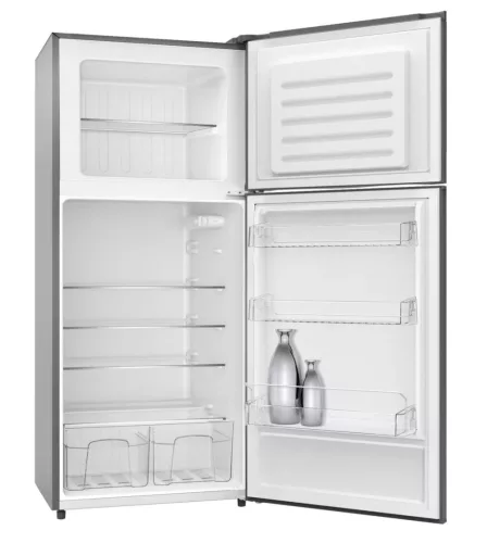 Hausmeister HM3227 felülfagyasztós hűtőszekrény, 296/97 liter, inox, 70 cm