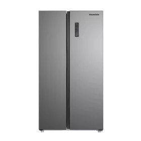   Hausmeister HM3301 side by side hűtőszekrény, 333/192 liter, inox, INVERTER