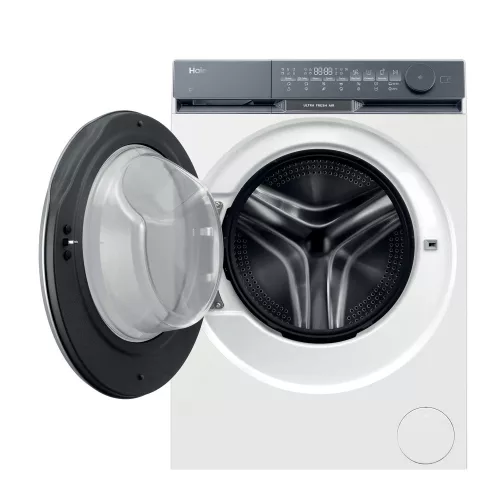 Haier HW80-B14387U1-S elöltöltős mosógép, 8 kg, 1400 centrifuga, Direct Motion Motor, GŐZ