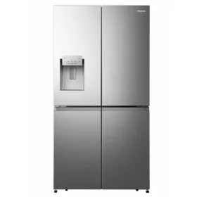   Hisense RQ760N4SASE side by side hűtőszekrény, 352/232 liter, inox, NO FROST, INVERTER
