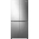 Hisense RQ5P470SAID side by side hűtőszekrény, 304/179 liter, inox, NO FROST, INVERTER