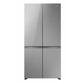   Hisense RQ768N4GVE side by side hűtőszekrény, 381/210 liter, inox, NO FROST, INVERTER