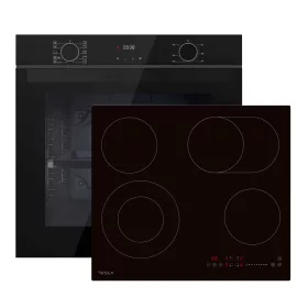   Tesla BO900FBFA beépíthető sütő, FryArt + Tesla HV6411MX beépíthető kerámia főzőlap