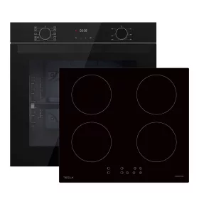  Tesla BO900FBFA beépíthető sütő, FryArt + Tesla HI6401MB beépíthető indukciós főzőlap