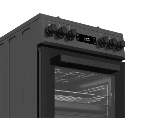Whirlpool W5G8LMTA HU kombinált tűzhely, hőlégkeverés, antracit