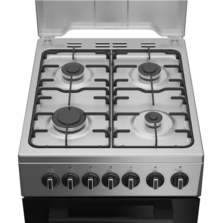 Indesit I5G5PMX HU kombinált tűzhely, hőlégkeverés, inox