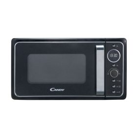   Candy DIVO G20CMB retro digitális mikrohullámú sütő, grill funkcióval, 20 liter, matt fekete
