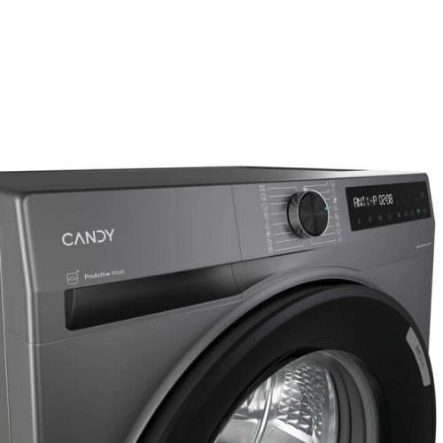 Candy BR 48SBL6G-S elöltöltős mosógép, 8 kg, 1400 centrifuga, GŐZ, INVERTER, szürke