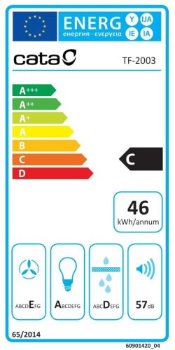 Cata TF-2003/60 LED párelszívó, 60 cm