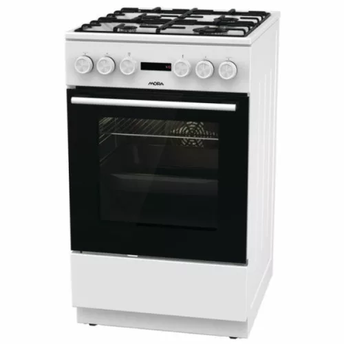 Mora K4255CW kombinált tűzhely, hőlégkeverés, fehér