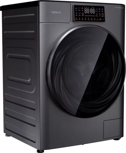 Tesla WF101490CSA elöltöltős mosógép, 10 kg, 1400 centrifuga, szürke, INVERTER, AutoDose