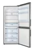 Tesla RC4201FTXE alulfagyasztós hűtőszekrény, 276/141 liter, NO FROST, 70 cm, inox