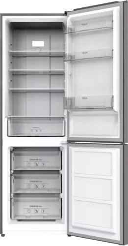 Tesla RC3201FHXE alulfagyasztós hűtőszekrény, 210/83 liter, inox, NO FROST, INVERTER