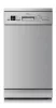 Tesla WD491MX mosogatógép, 3 fiók, inox, 10 teríték (45 cm)