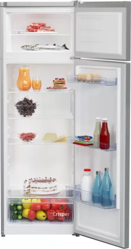 Beko RDSA280K40SN felülfagyasztós hűtőszekrény, 204/46 liter, ezüst