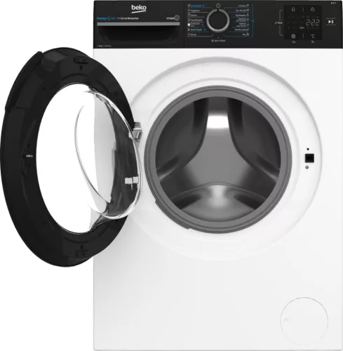 Beko BM3WFSU38213WPBB elöltöltős mosógép, 8 kg, 1200 centrifuga, GŐZ funkció, INVERTER