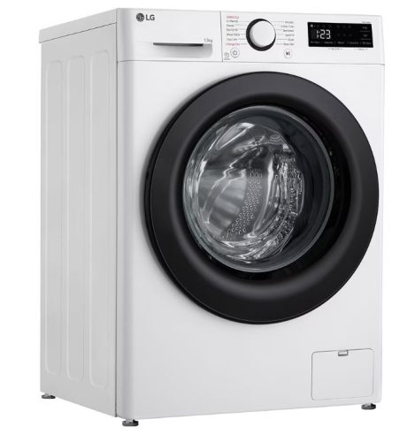 LG F4WR513SBW elöltöltős gőzmosógép, 13 kg, 1400 centrifuga, AI DirectDrive Inverter