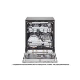   LG DB475TXS beépíthető gőzmosogatógép, 14 teríték (60 cm), QuadWash, Inverter Direct Drive