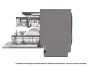 LG DB475TXS beépíthető gőzmosogatógép, 14 teríték (60 cm), QuadWash, Inverter Direct Drive