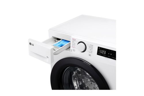 LG F2WR508SBW elöltöltős gőzmosógép, 8 kg, 1200 centrifuga, AI DirectDrive Inverter