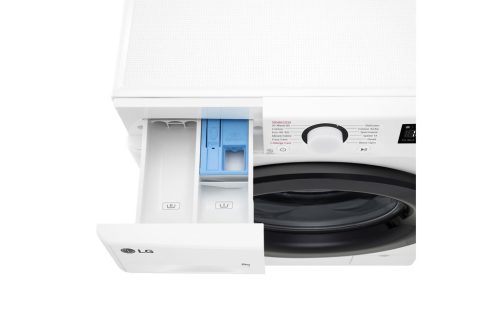 LG F2WR508SBW elöltöltős gőzmosógép, 8 kg, 1200 centrifuga, AI DirectDrive Inverter