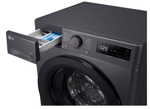 LG F2WR508SBM elöltöltős gőzmosógép, 8 kg, 1200 centrifuga, AI DirectDrive Inverter