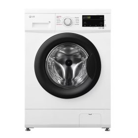   LG F4J3VS6WE elöltöltős gőzmosógép, 9 kg, 1400 centrifuga, DirectDrive Inverter